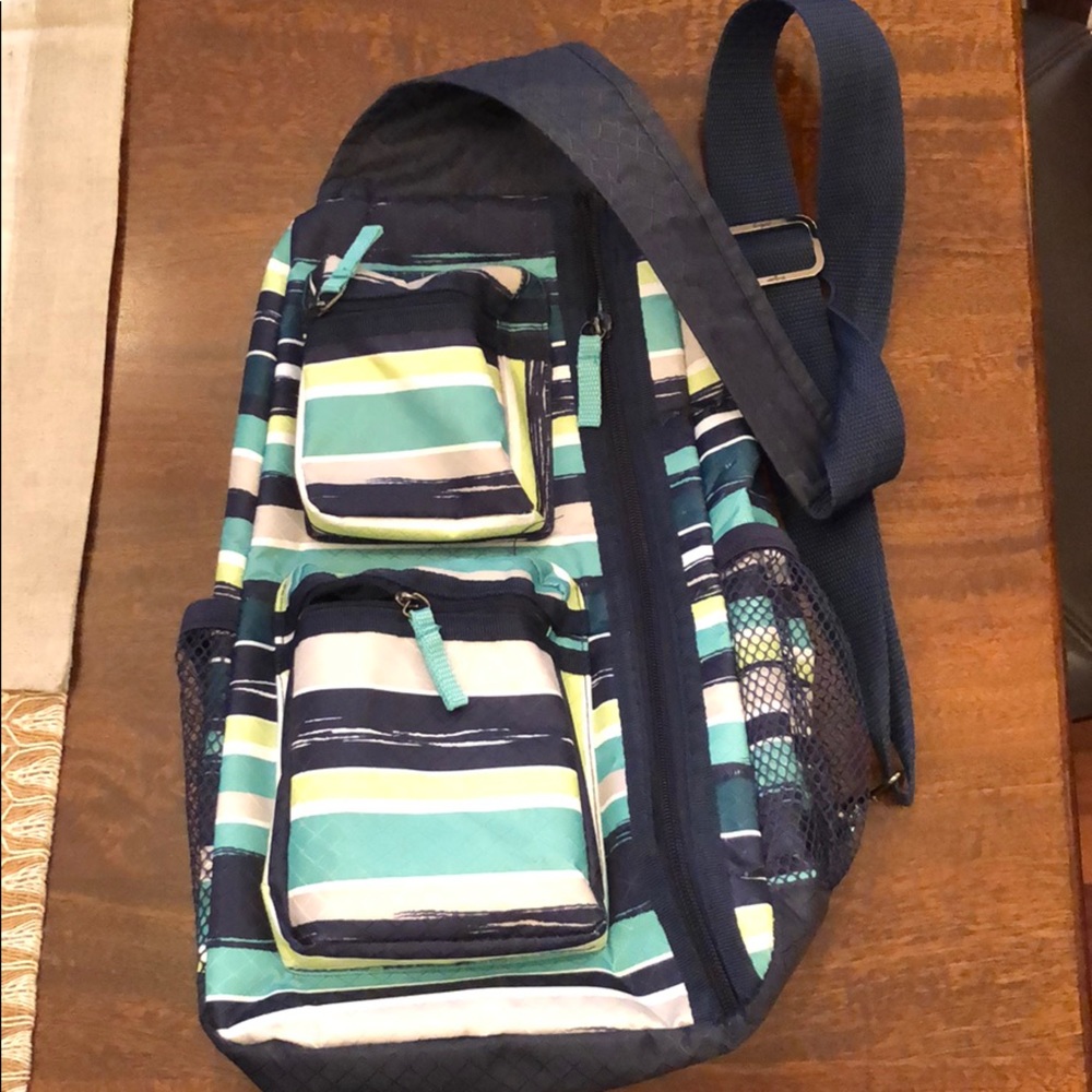 Thirty-one sling-back bag book bag